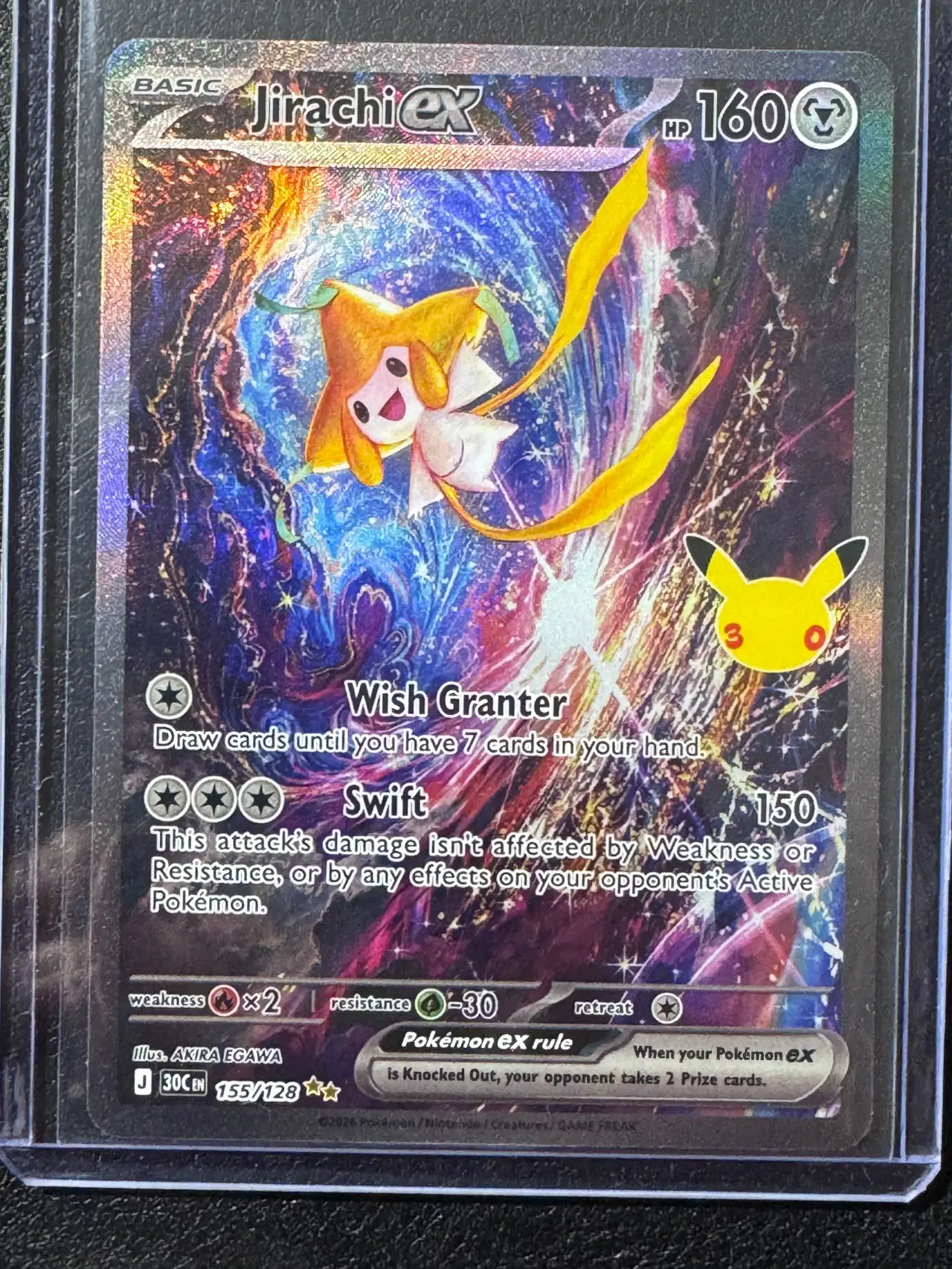 Jirachi ex - Holofoil - ME: 30th Celebration #155/128