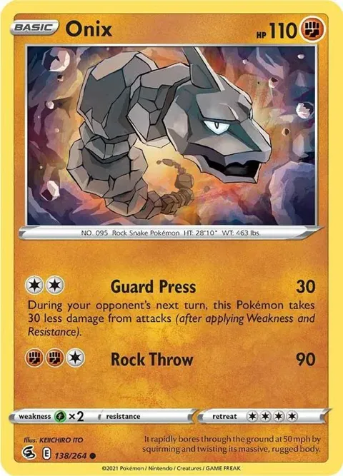 Onix - SWSH08: Fusion Strike #138