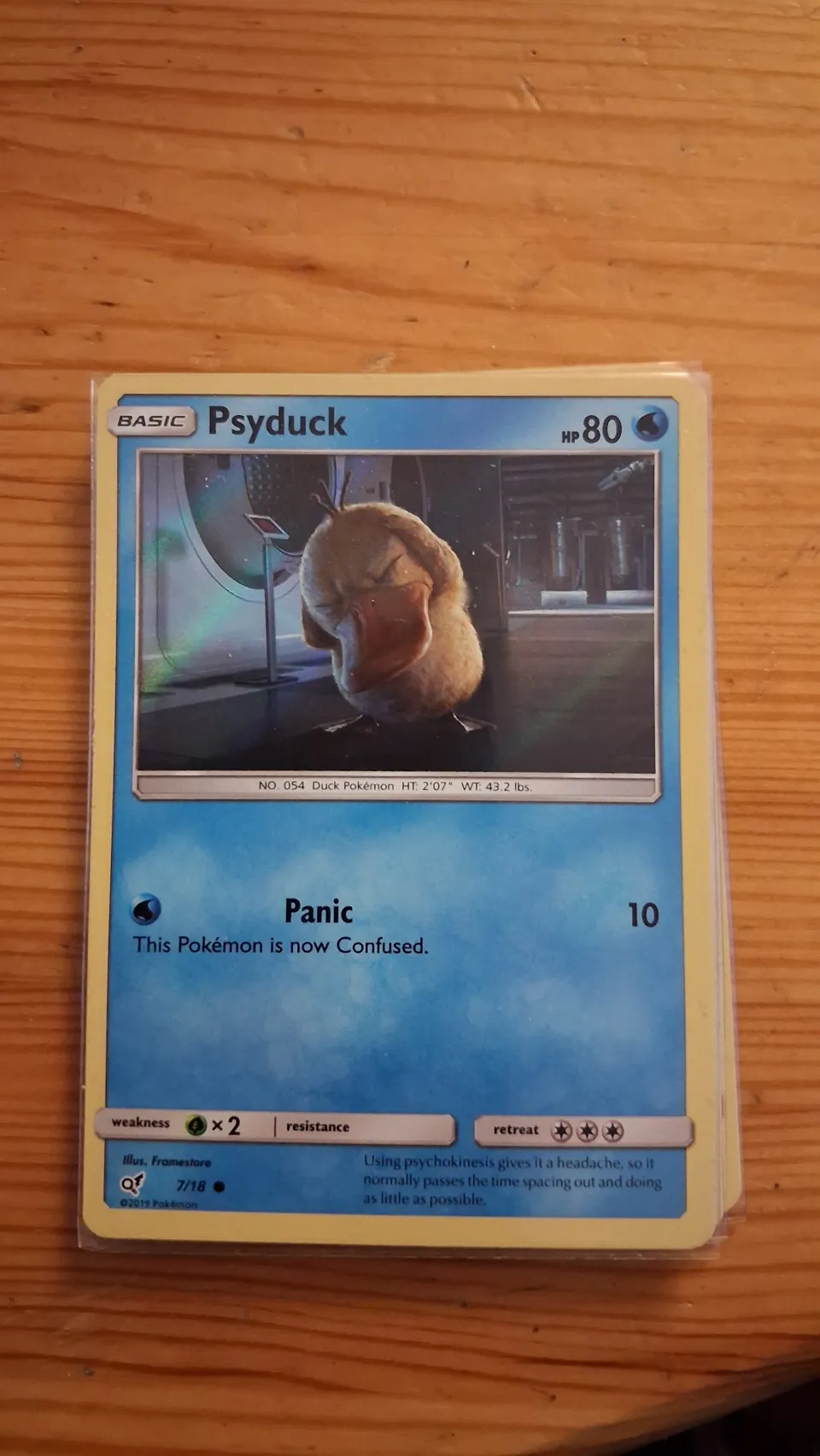 Psyduck (Holo Common) - Holofoil - Detective Pikachu #7/18